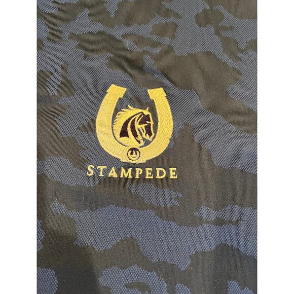 Peter Millar Golf Polo Men XL Blue Camo Indianapolis Colts Game Day Tailgate - Picture 4 of 9